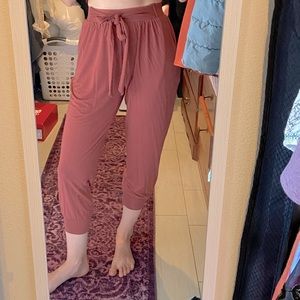 Sozy Harem pants with elastic waistband and tie